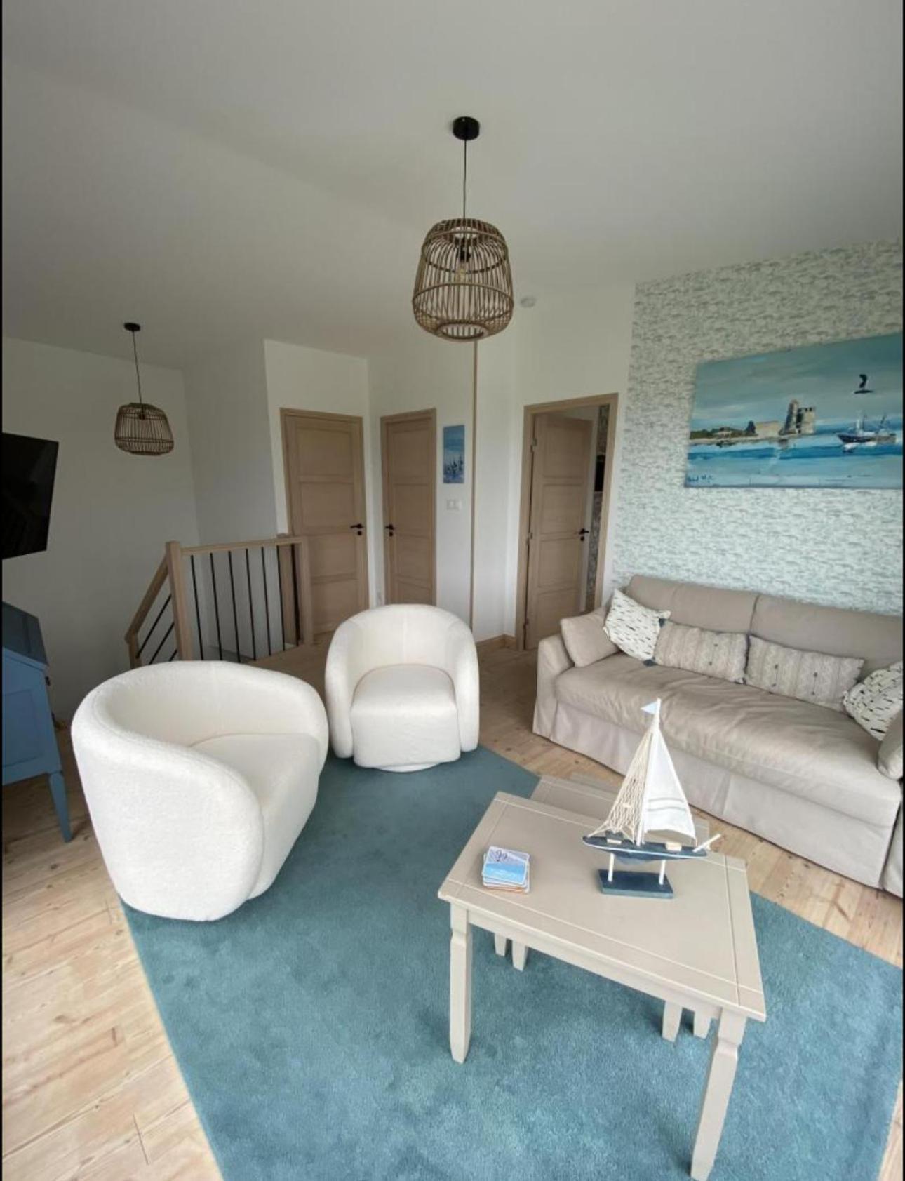 Вилла Face Aux Isles Saint-Marcouf Экстерьер фото